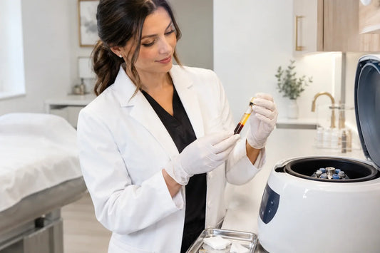 microneedling with PRP: platelet-rich plasma prepared in a centrifuge